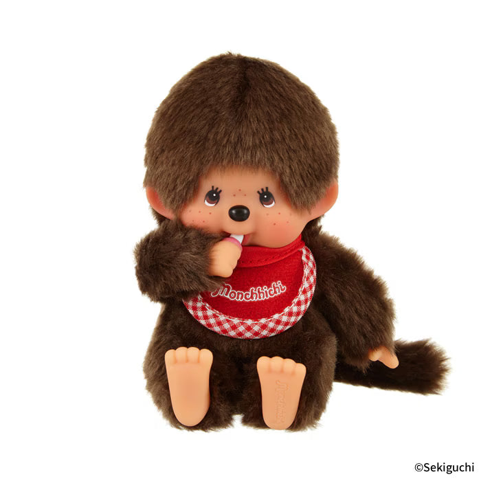 MONCHHICHI Premium Standard Boy Brown SS Sitting Plush Doll