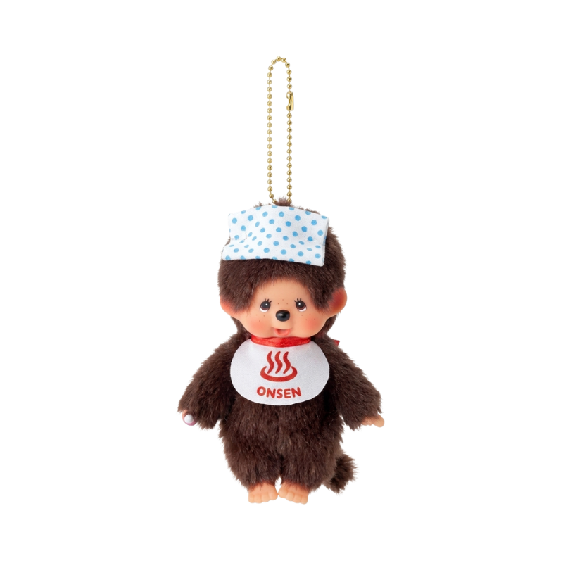 MONCHHICHI Region Limited Onsen Master Mascot Holder Keychain