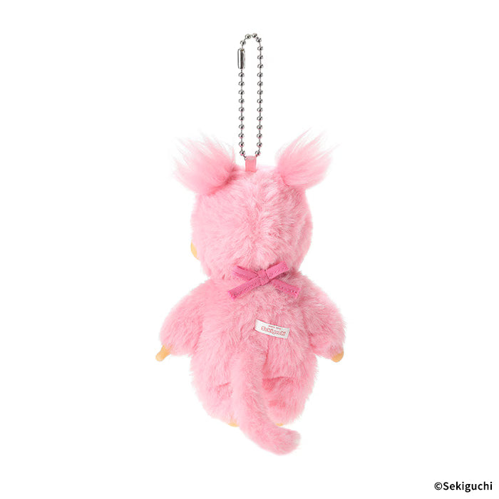MONCHHICHI Sakura Pink Mascot Holder Keychain
