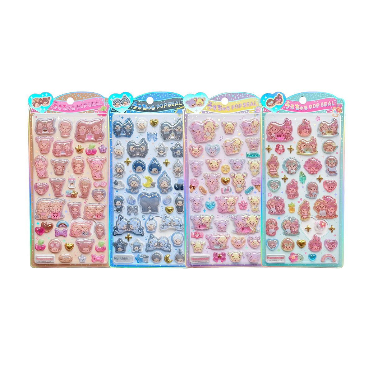 MONCHHICHI UruChuru Pop Seal Pop Sticker