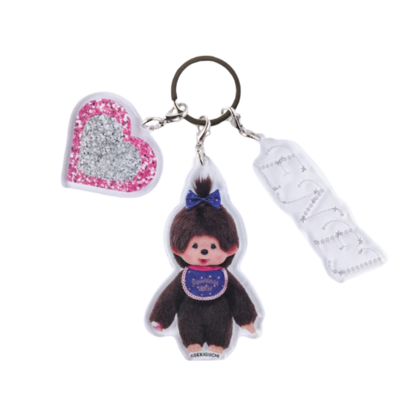 MONCHHICHI x 16 TYPEMATE MBTI Personalities 3 Piece Acrylic Charm Keychain (ENFJ)