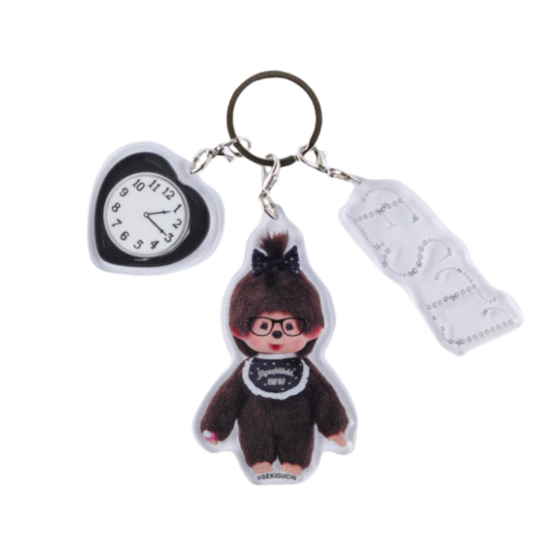 MONCHHICHI x 16 TYPEMATE MBTI Personalities 3 Piece Acrylic Charm Keychain (ESTJ)