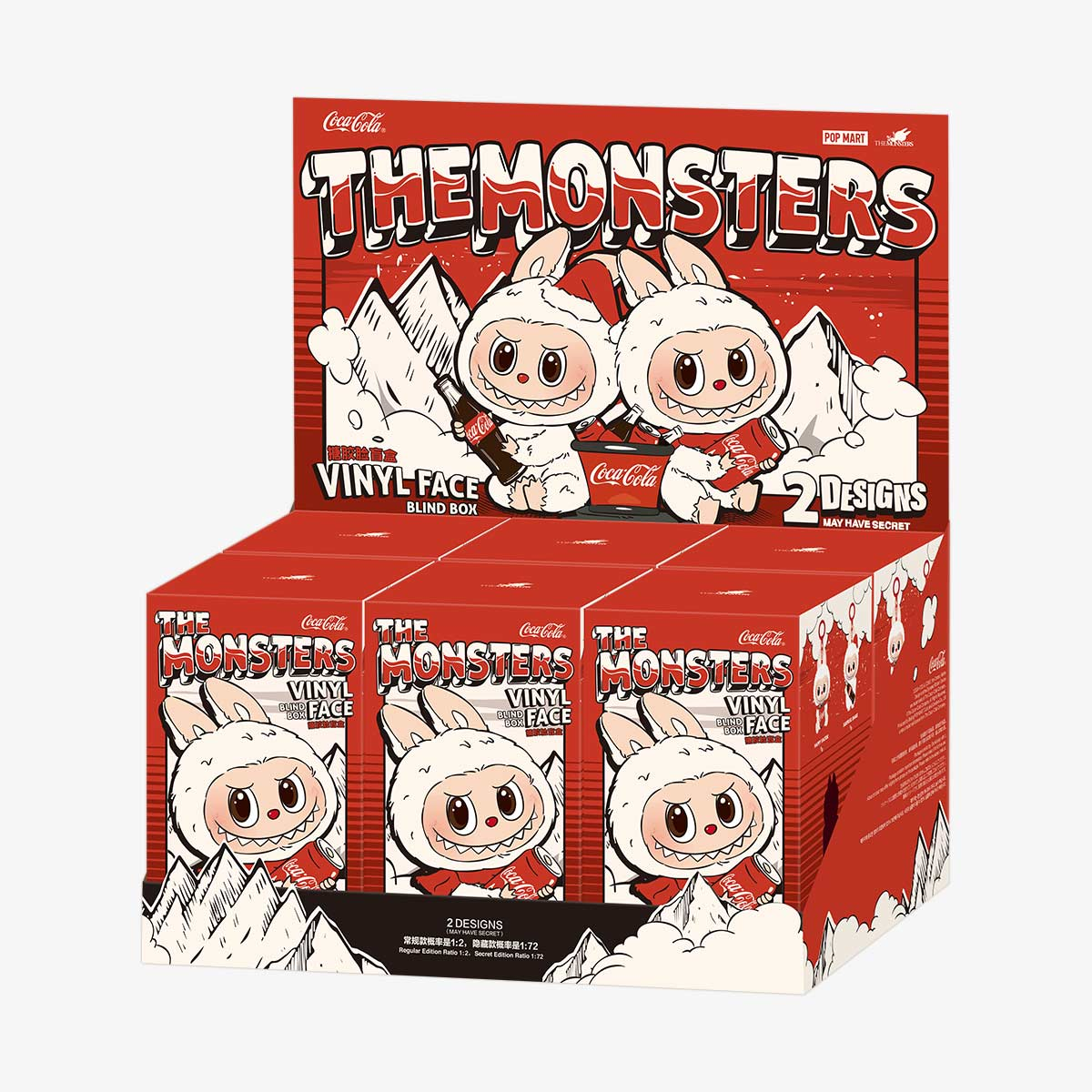 POP MART THE MONSTERS COCA-COLA シークレット POP MART The Monsters - COCA COLA SERIES Vinyl Face Blind