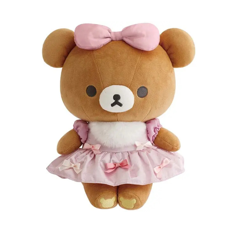 SAN-X RILAKKUMA Chairoikoguma Makeup Rilakkuma Plush Doll (M)