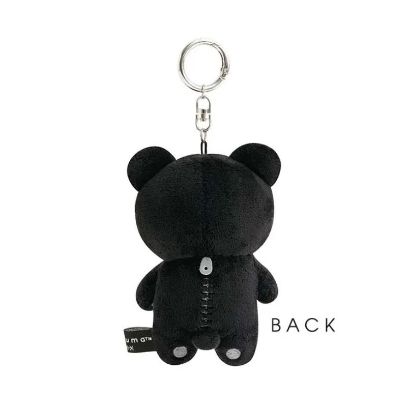 SAN-X RILAKKUMA Hanging Plush Basic Rilakkuma Monochrome Keychain