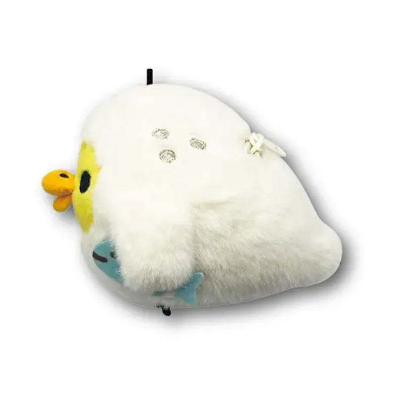SAN-X RILAKKUMA Kiiroitori Dararakko Mascot Pouch Keychain