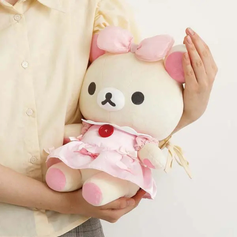 SAN-X RILAKKUMA Korilakkuma Makeup Rilakkuma Plush Doll (M)