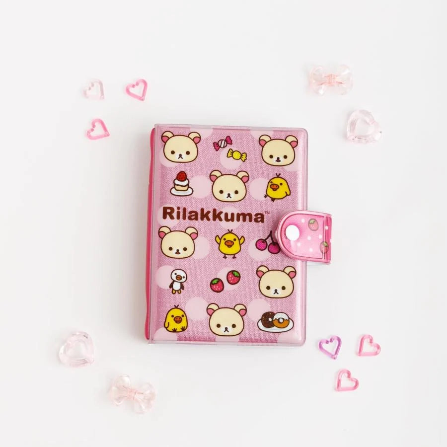 SAN-X RILAKKUMA Korilakkuma Squishy 6-Ring Sticker Binder