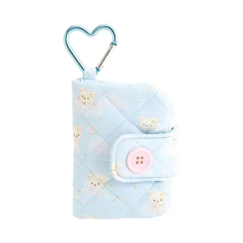 SAN-X RILAKKUMA Lots of Korilakkuma Series Coin Purse Card Holder blue angel