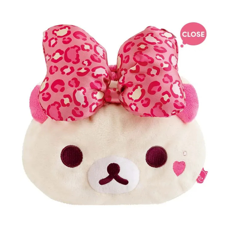 SAN-X RILAKKUMA Lots of Korilakkuma Series Drawstring Bag (Leopard Print)