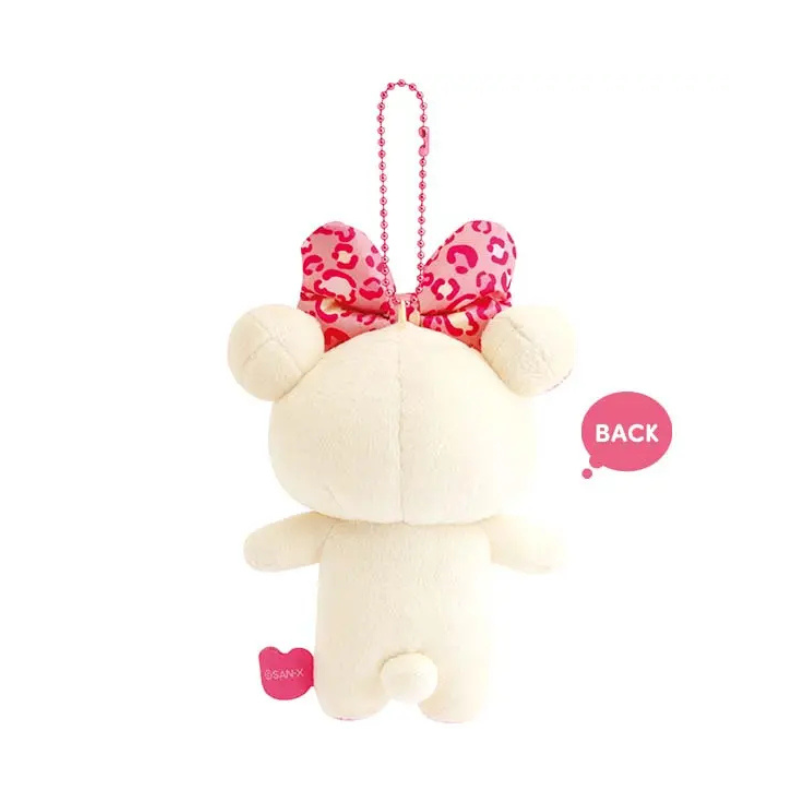 SAN-X RILAKKUMA Lots of Korilakkuma Series Mascot Holder Keychain (Leopard Print)
