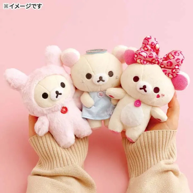 SAN-X RILAKKUMA Lots of Korilakkuma Series Mascot Holder Keychain (Leopard Print)