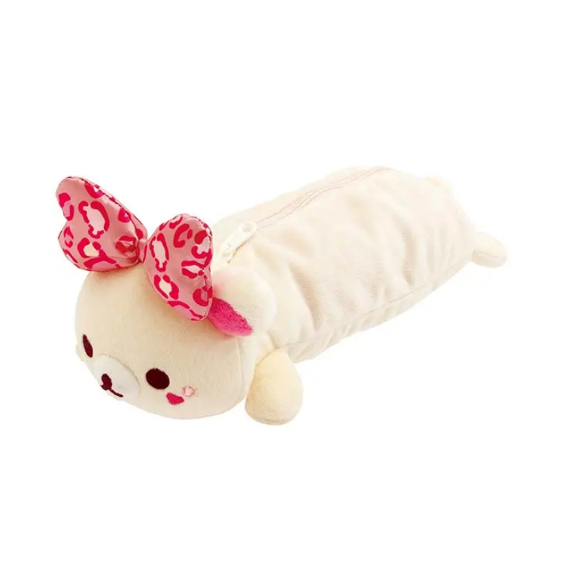 SAN-X RILAKKUMA Lots of Korilakkuma Series Pencil Case (Leopard Print)