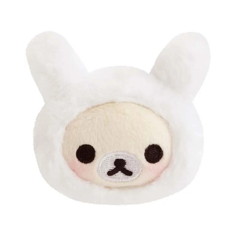 SAN-X RILAKKUMA Lots of Korilakkuma Series Plush Badge Collection Blind Box (1PC)