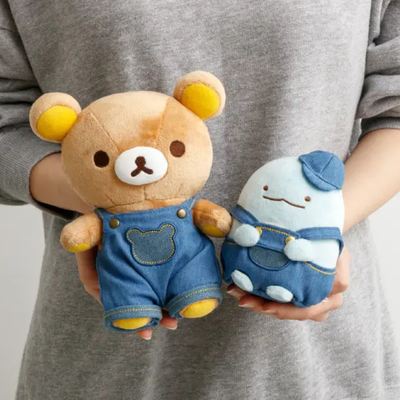 SAN-X RILAKKUMA Rilakkuma Denim House Limited Plush Doll