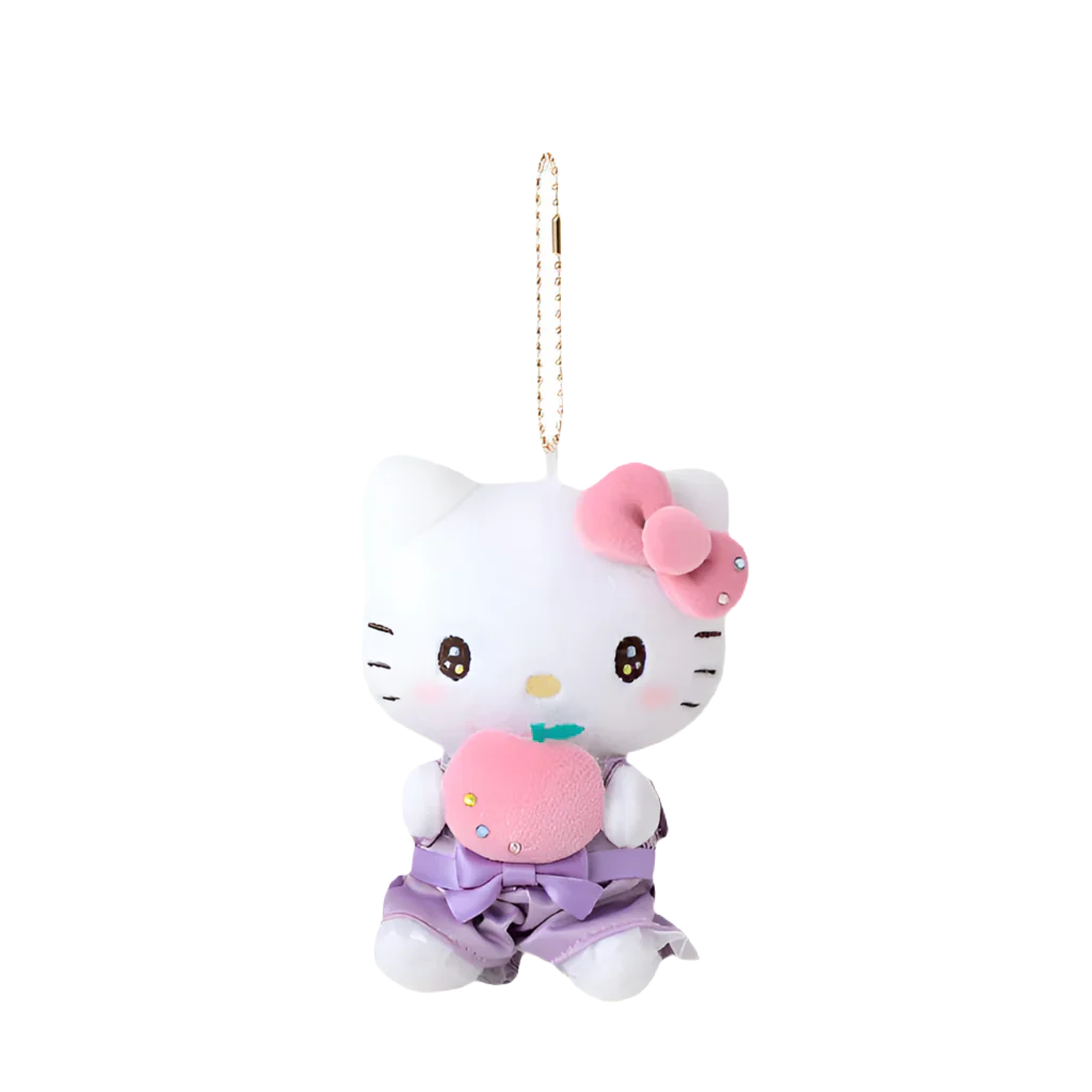SANRIO Charmmy Hello Kitty 50th Anniversary Purple Mascot Holder Keychain-My Store-YORE STORE