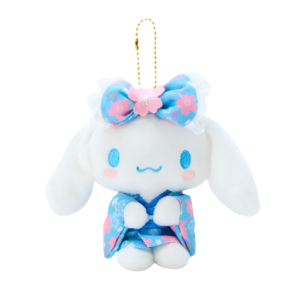 SANRIO Cinnamoroll Blue Kimono Mascot Holder Keychain-My Store-YORE STORE