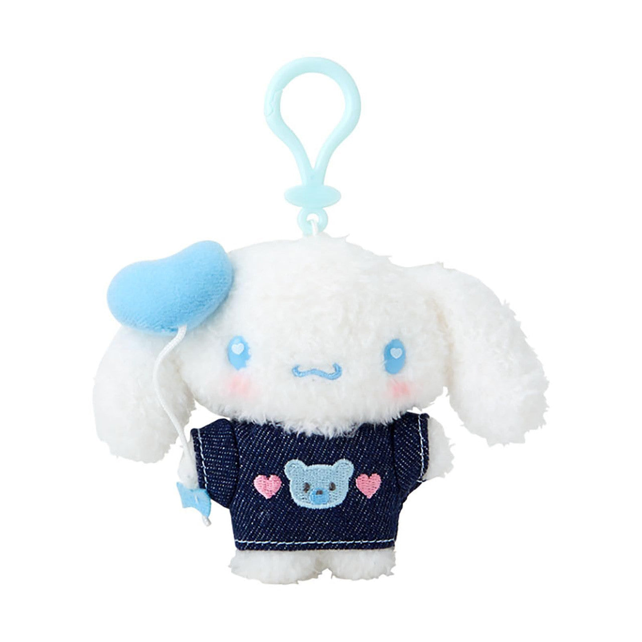 SANRIO Cinnamoroll Denim Keychain Mascot Holder Keychain-My Store-YORE STORE
