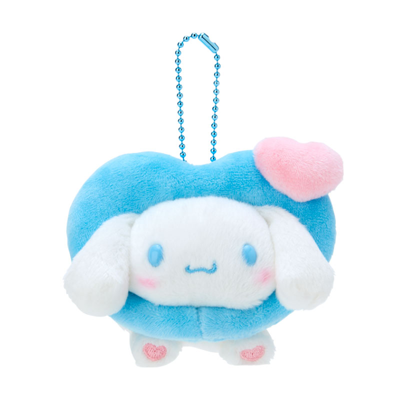 SANRIO Cinnamoroll Head in Blue Heart Mascot Holder Keychain-My Store-YORE STORE