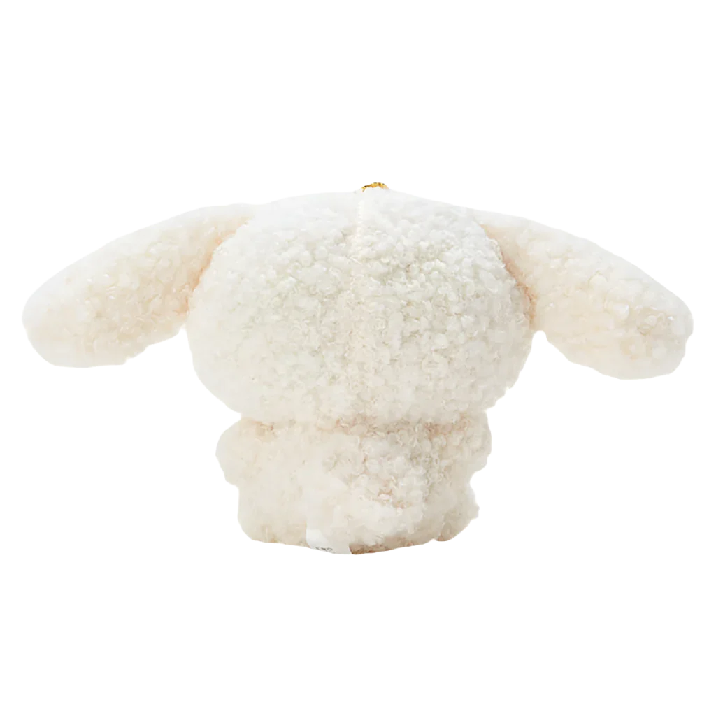SANRIO Cinnamoroll Pink Bow Furry Mascot Holder Keychain-My Store-YORE STORE
