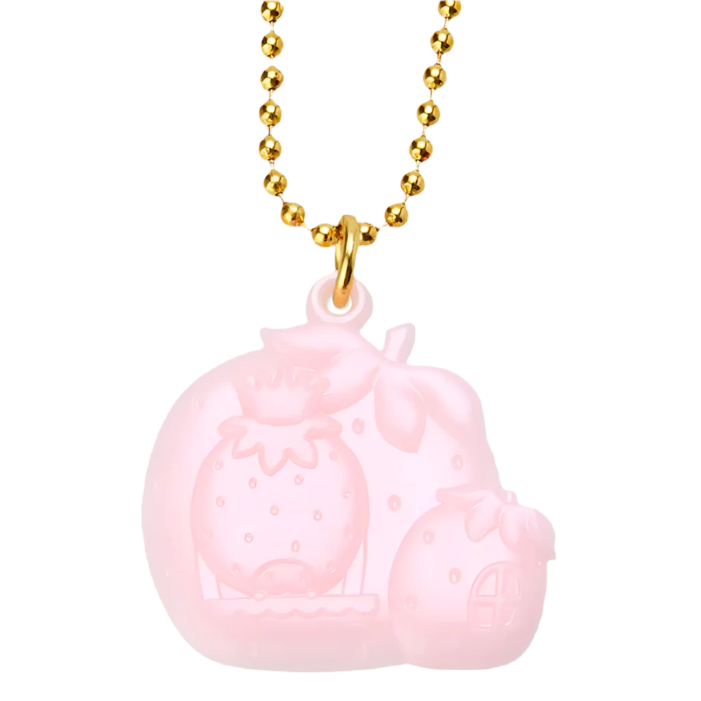 SANRIO Cinnamoroll Pink Bow Furry Mascot Holder Keychain-My Store-YORE STORE