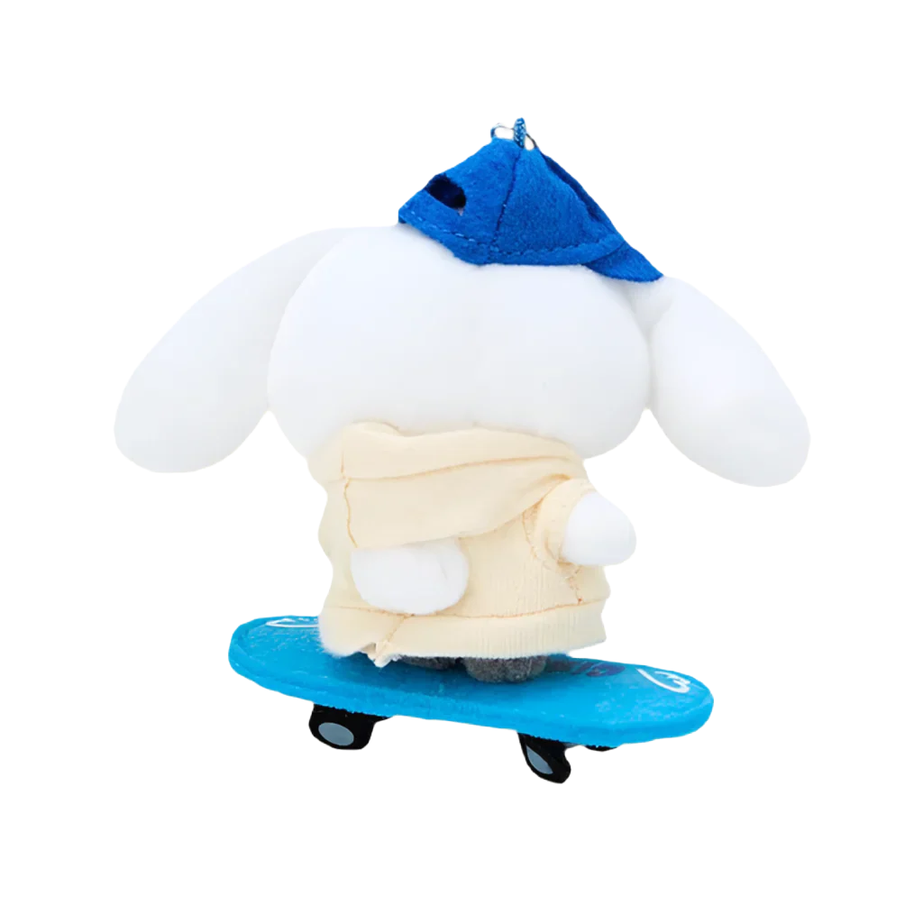 SANRIO Cinnamoroll Skateboard Mascot Holder Keychain-My Store-YORE STORE