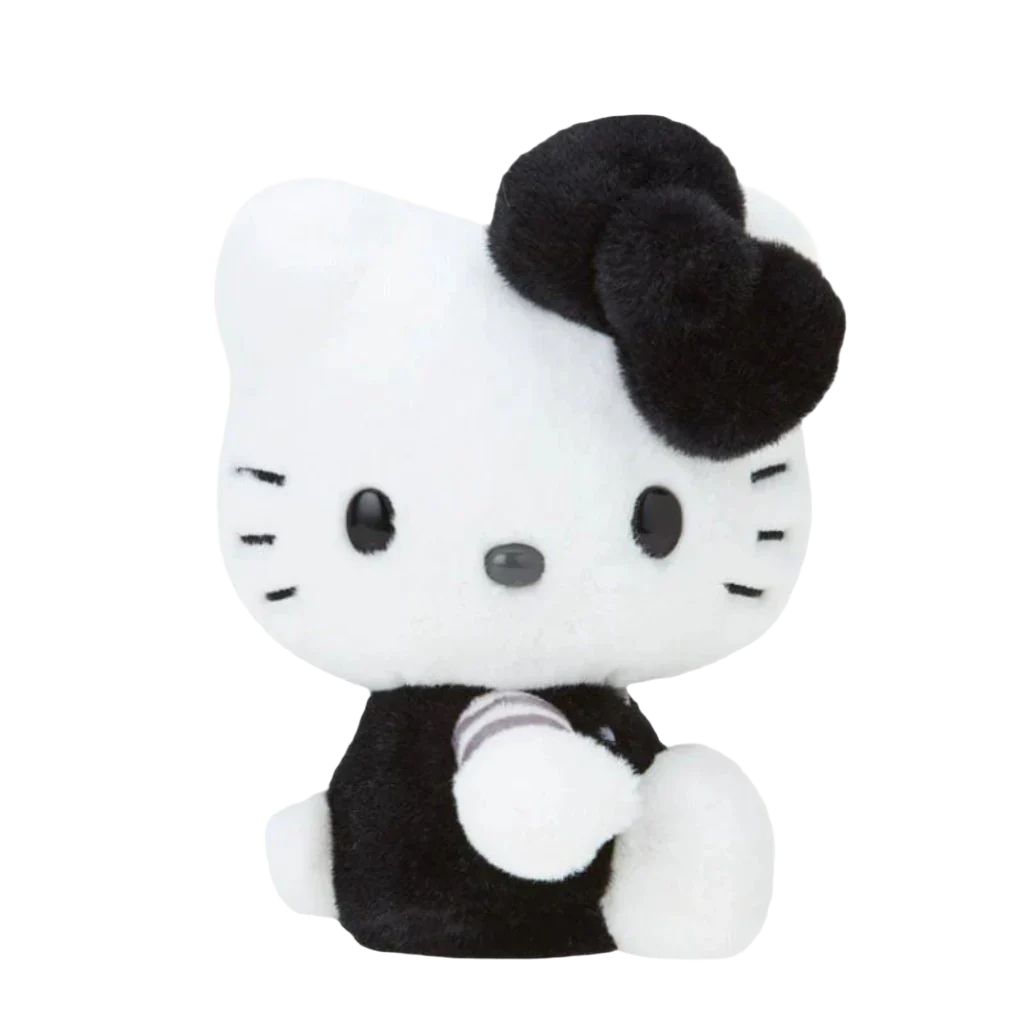 SANRIO Hello Kitty 50th Anniversary Limited Edition Plush Doll Monochrome-My Store-YORE STORE