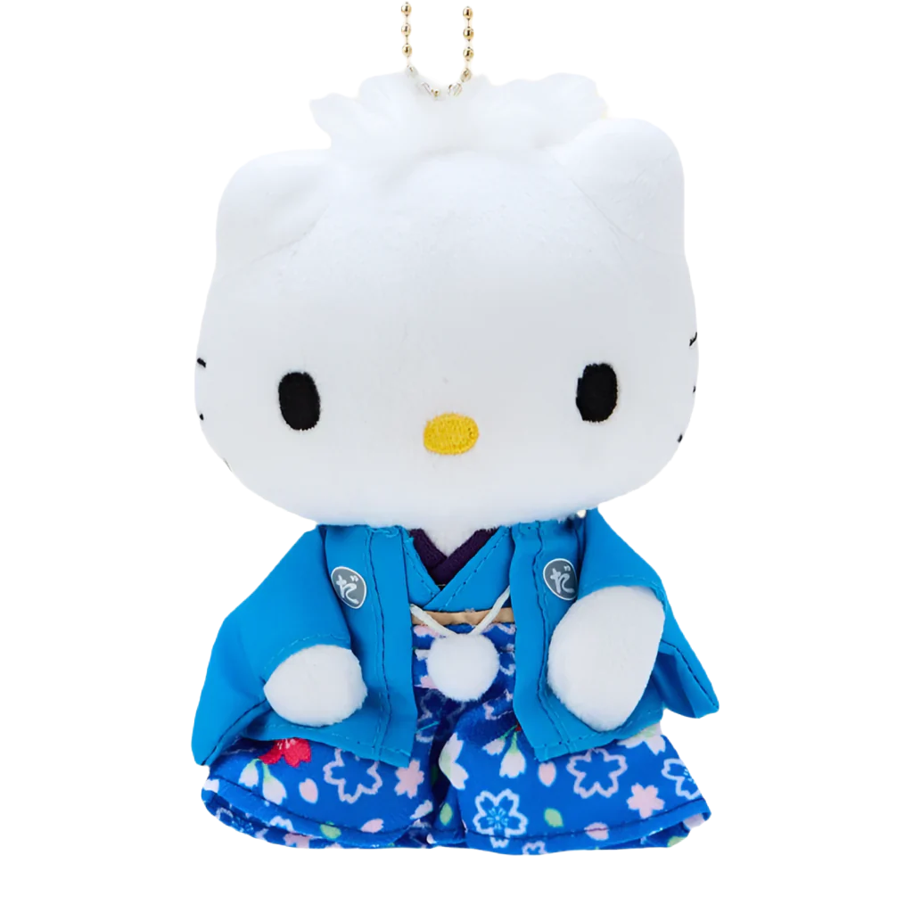 SANRIO Hello Kitty Dear Daniel Blue Kimono Mascot Holder Keychain-My Store-YORE STORE
