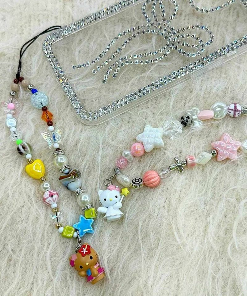 SANRIO Hello Kitty x Spinns Phone Strap Tanned Summer Accessory-My Store-YORE STORE
