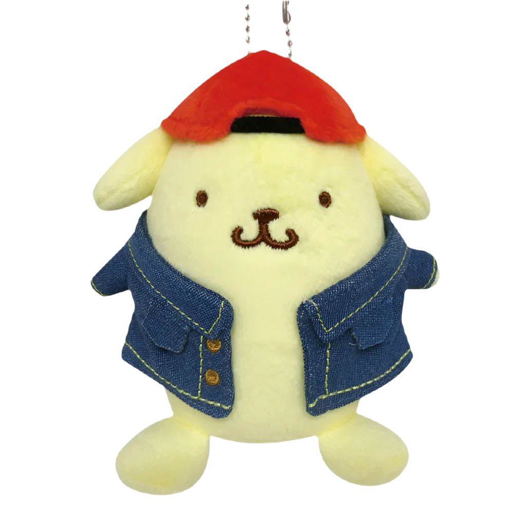 SANRIO Pompompurin Vintage Retro Mascot Holder Keychain-My Store-YORE STORE