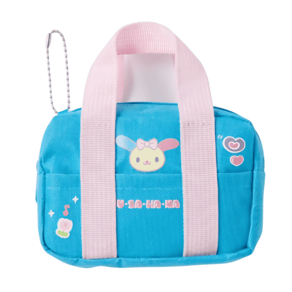 SANRIO Usahana Mini School Bag Blue Mascot Holder Keychain-My Store-YORE STORE