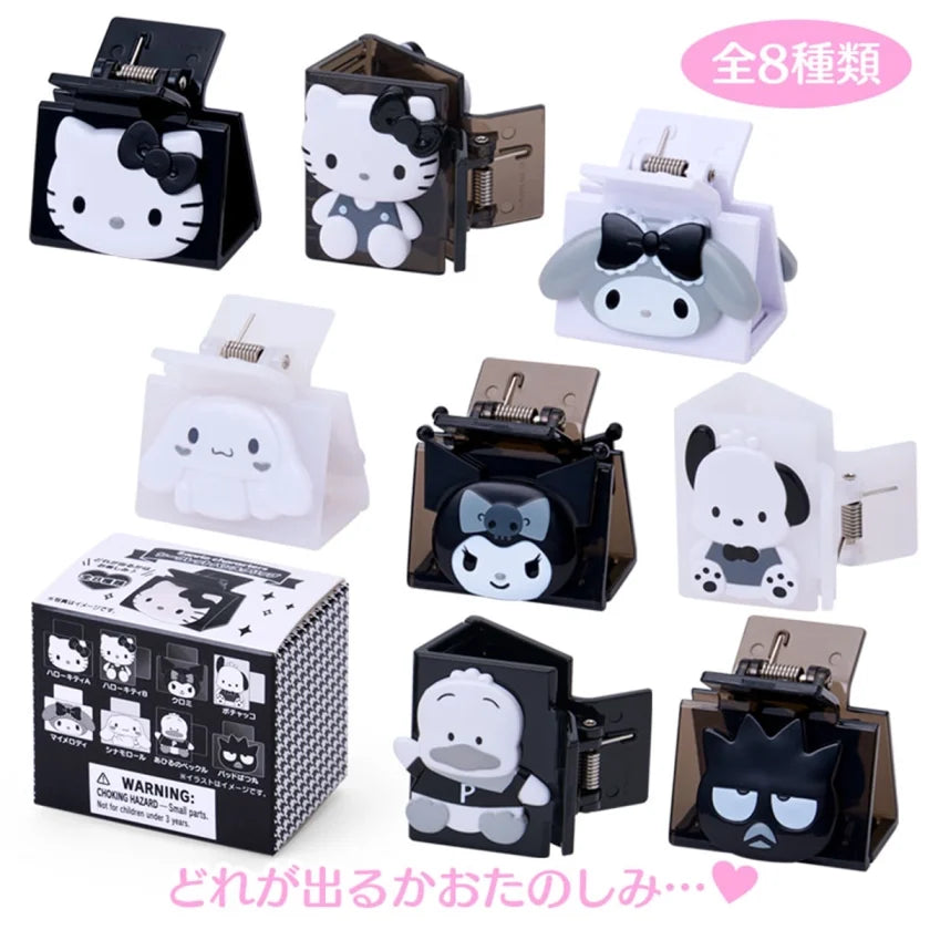 SANRIO Monotone Series Secret Hair Clip Blind Box (1PC)