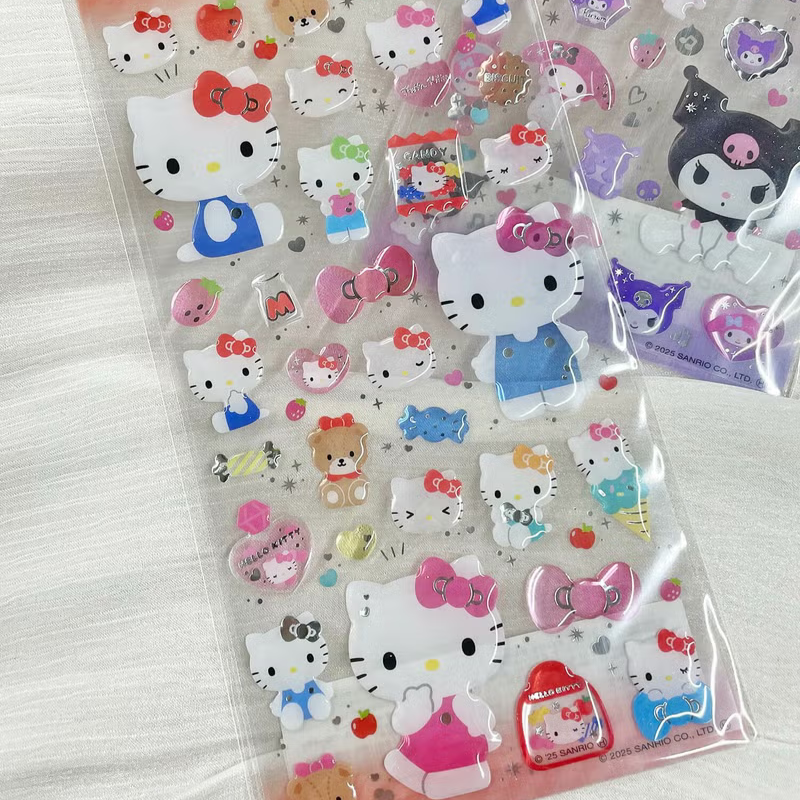 SANRIO Characters Clear Candy Seal Sticker