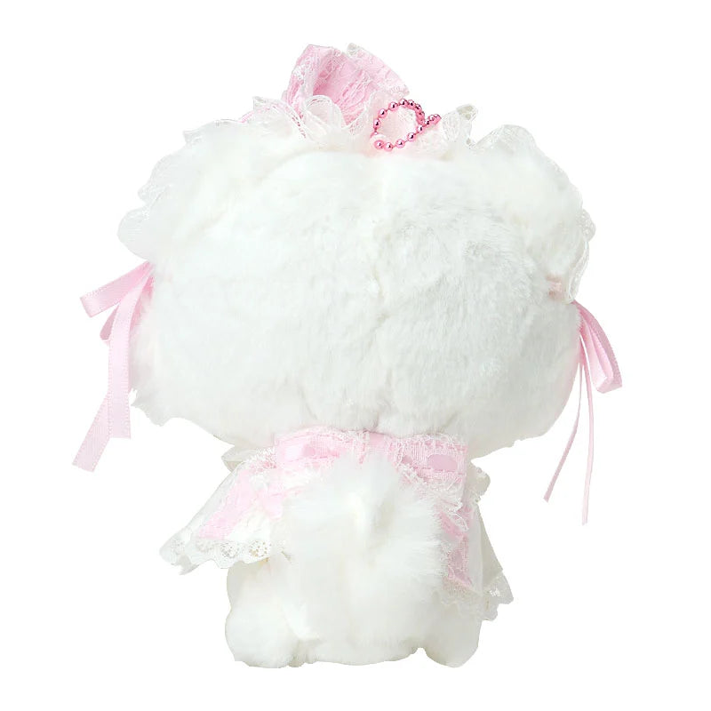 SANRIO Charmmy Kitty White Frill Mascot Holder Keychain