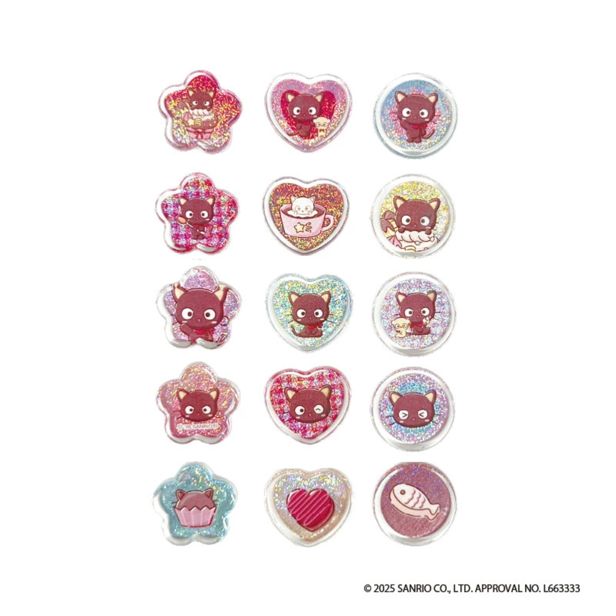 SANRIO Chococat Glass Bead Sticker Flakes