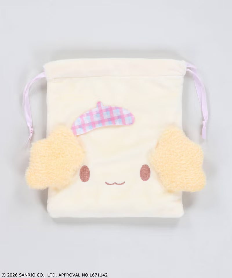 SANRIO Cinnamo Angels Face Drawstring Bag (Chiffon)