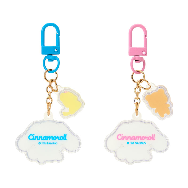 SANRIO Cinnamoroll Clear Puffy Keychain Set