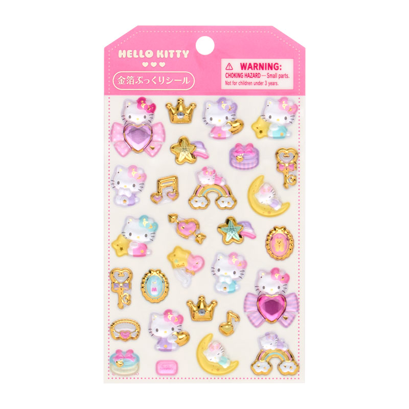 SANRIO Gold Foil Puffy Sticker