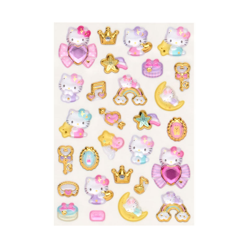 SANRIO Gold Foil Puffy Sticker