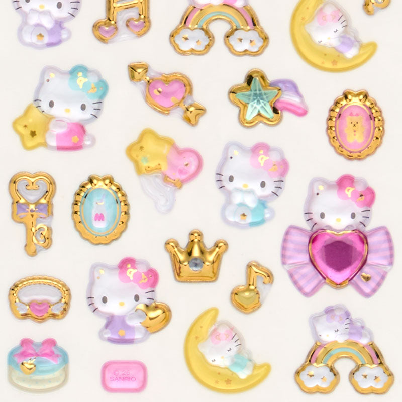 SANRIO Gold Foil Puffy Sticker