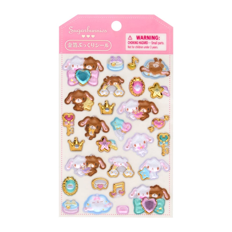 SANRIO Gold Foil Puffy Sticker