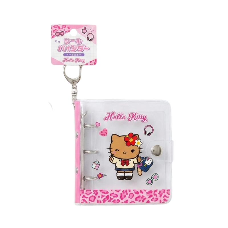 SANRIO Hello Kitty 3-Ring Sticker Binder Key Holder