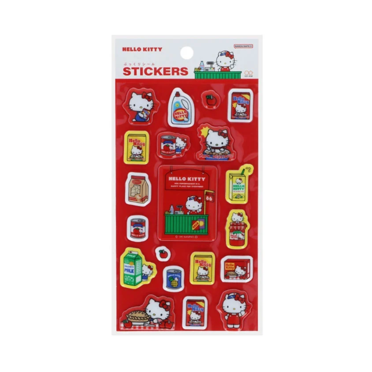 SANRIO Hello Kitty Supermarket Puffy Sticker