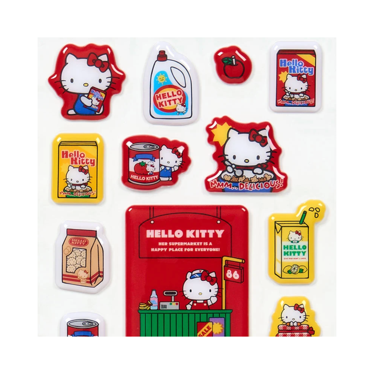 SANRIO Hello Kitty Supermarket Puffy Sticker