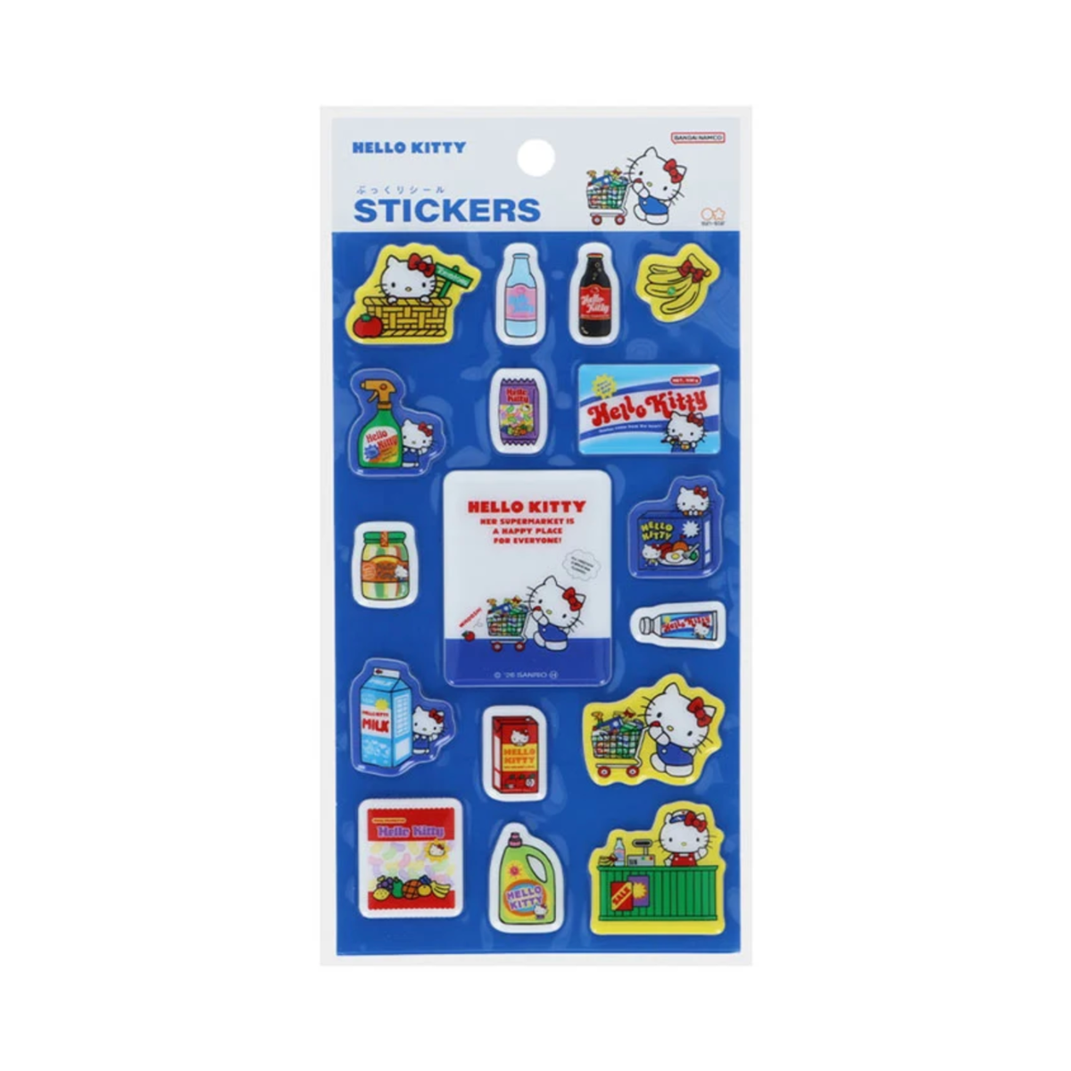 SANRIO Hello Kitty Supermarket Puffy Sticker