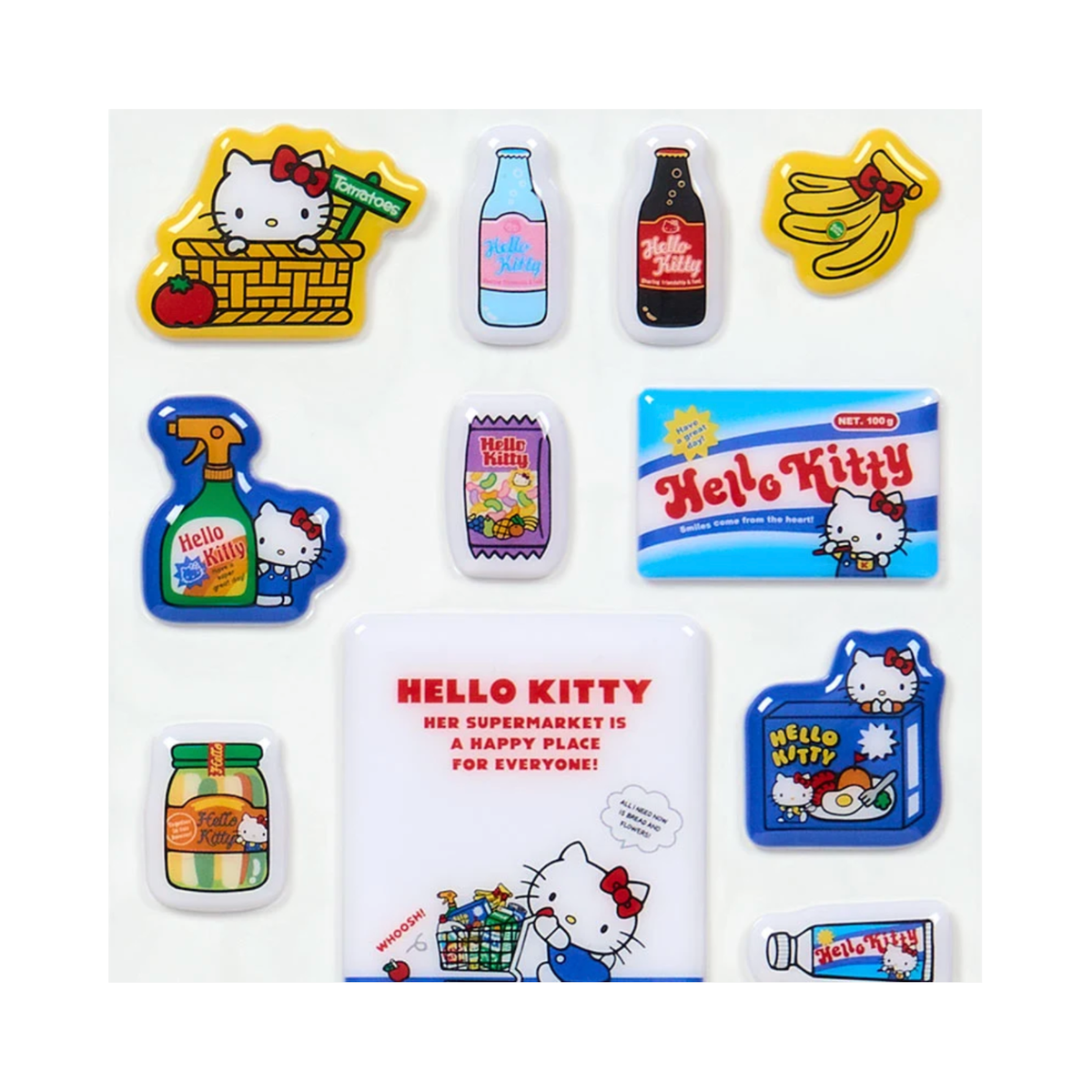 SANRIO Hello Kitty Supermarket Puffy Sticker