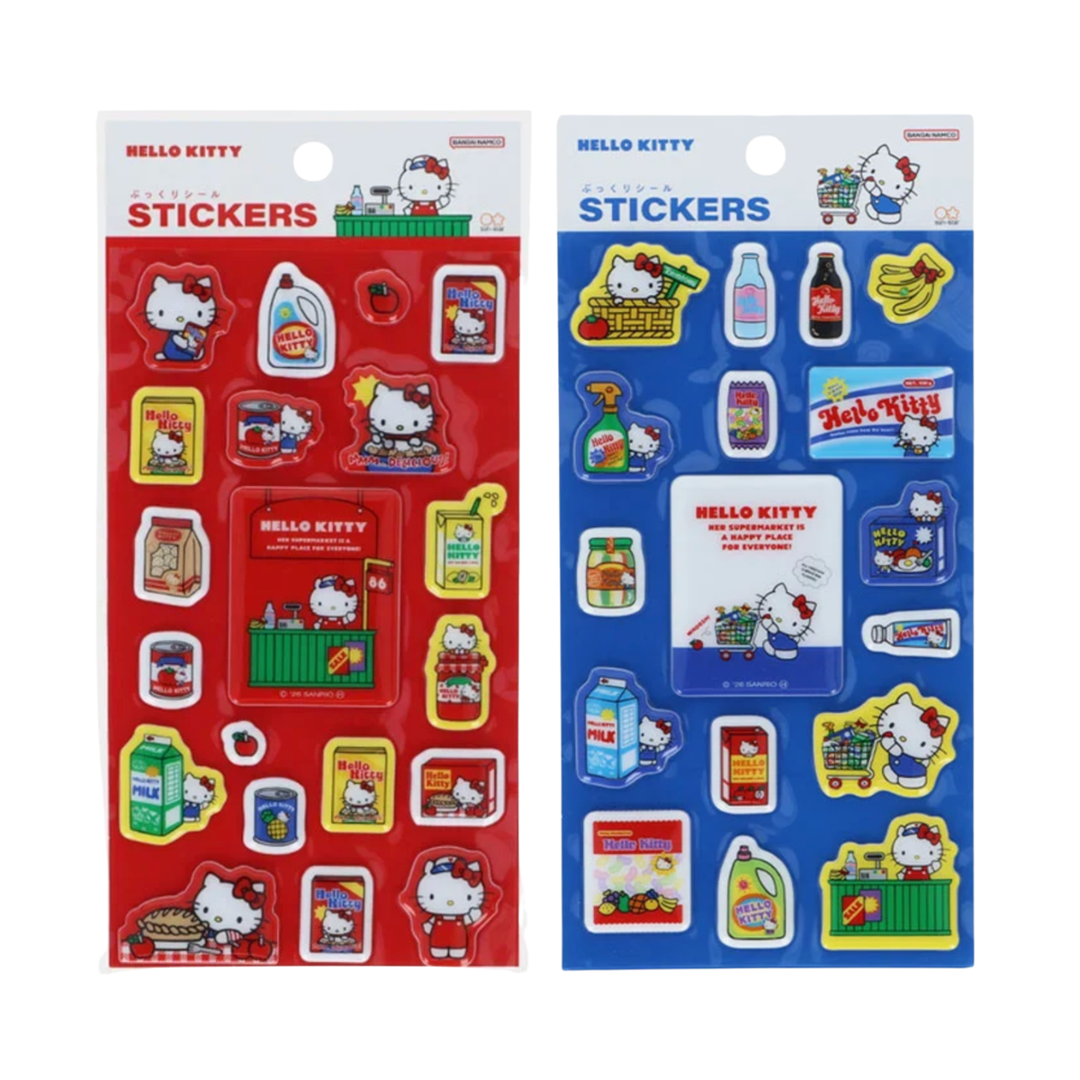 SANRIO Hello Kitty Supermarket Puffy Sticker