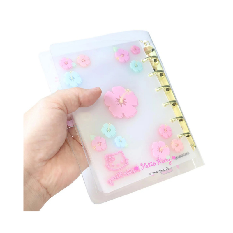 SANRIO Hello Kitty Tanned Sun Burnt 6-Ring Sticker Binder