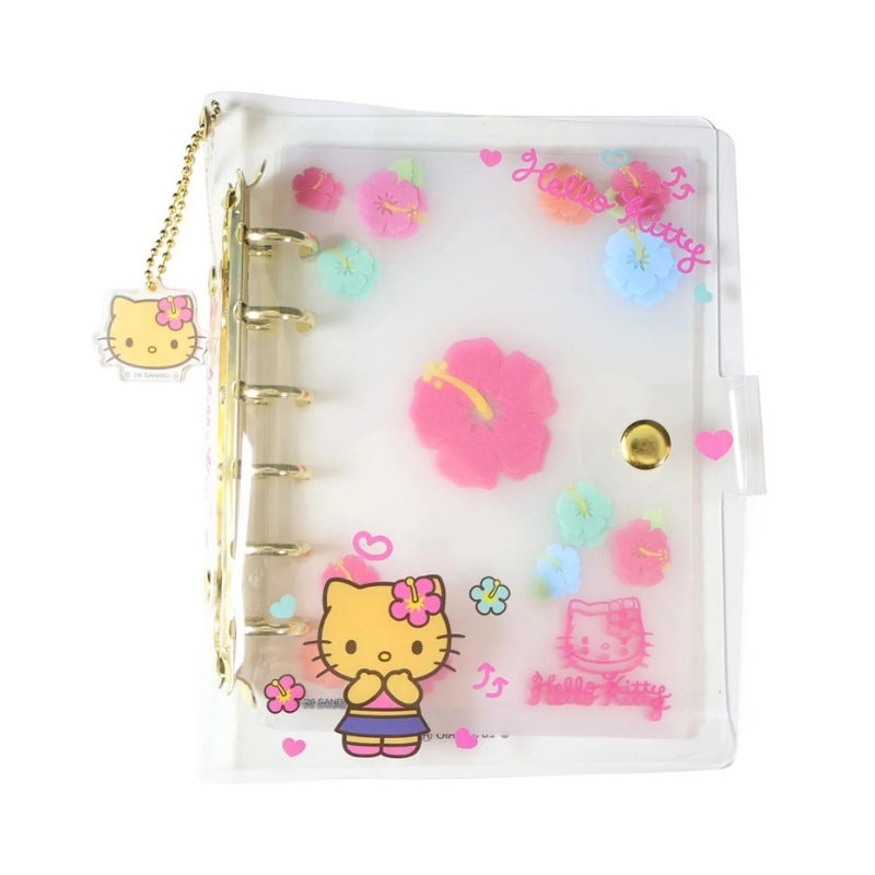 SANRIO Hello Kitty Tanned Sun Burnt 6-Ring Sticker Binder