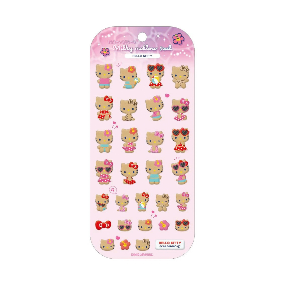 SANRIO Hello Kitty Tanned Sunburnt Milky Mellow Sticker